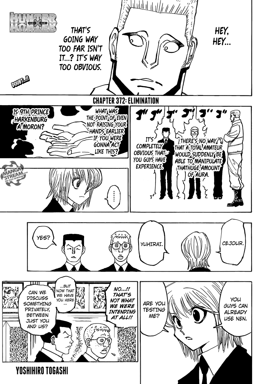 Hunter X Hunter chapter 372 - page 1