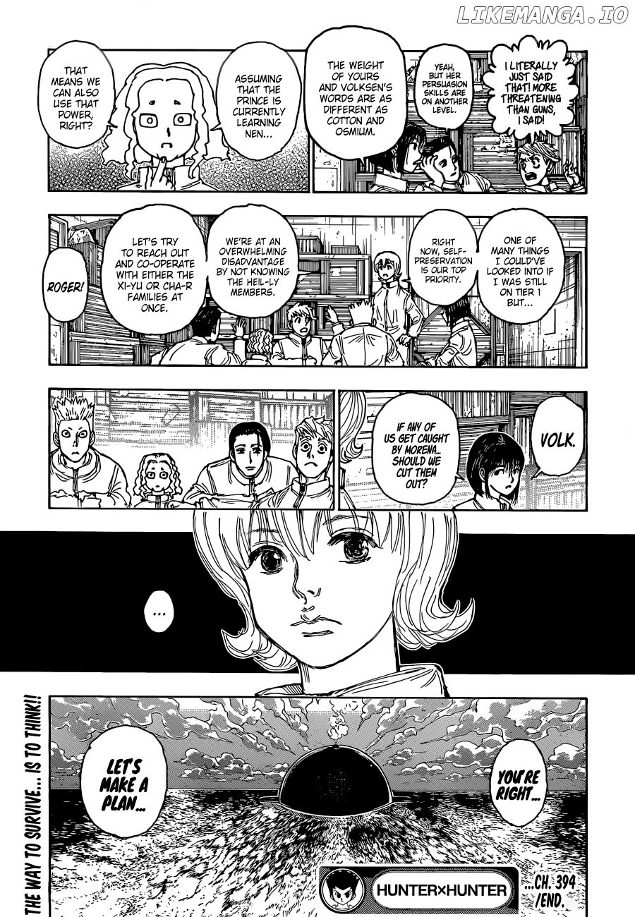 Hunter X Hunter chapter 394 - page 20