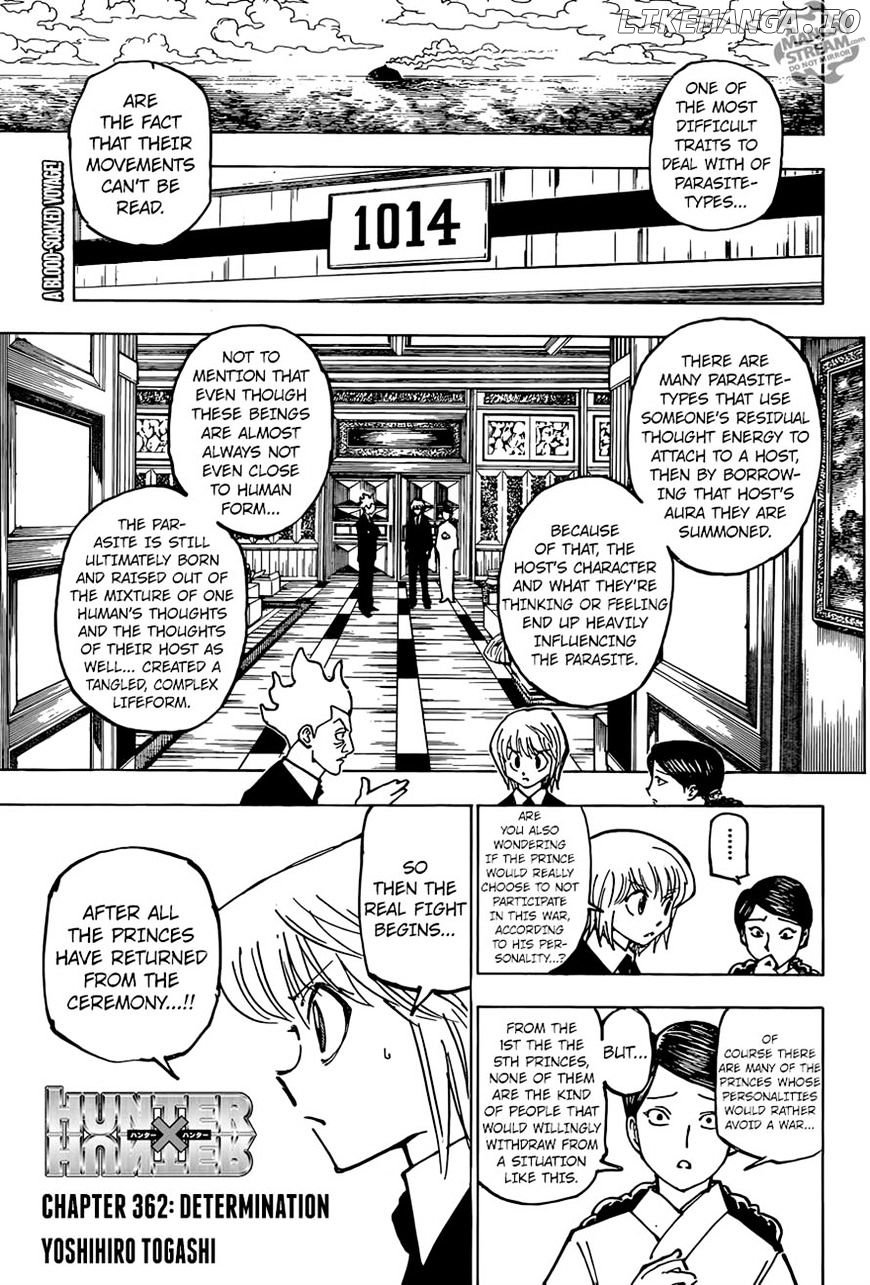 Hunter X Hunter chapter 362 - page 1