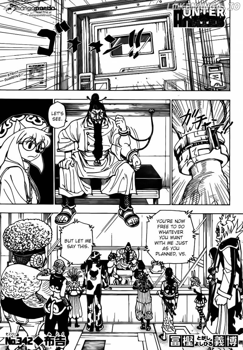 Hunter X Hunter chapter 342 - page 1