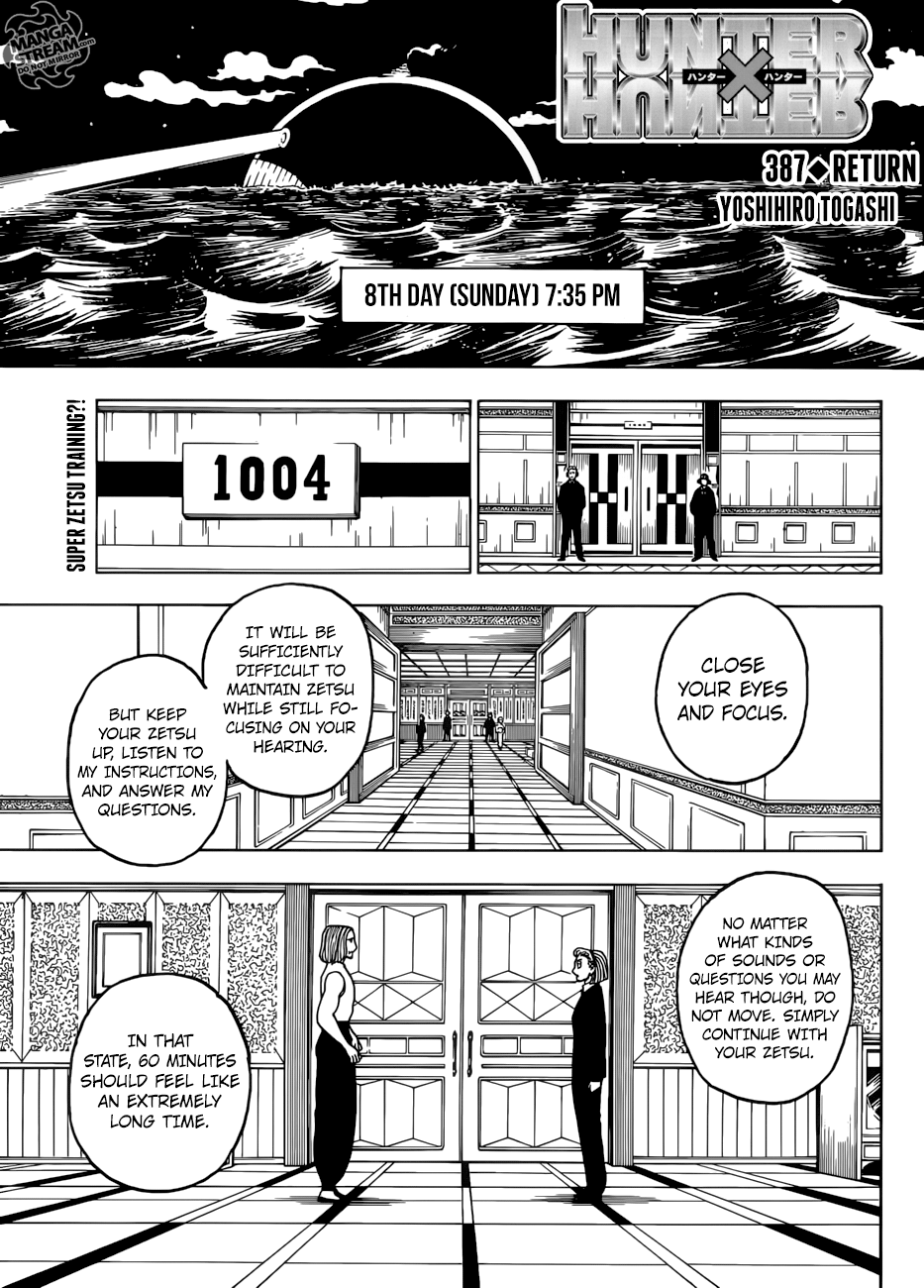 Hunter X Hunter chapter 387 - page 1