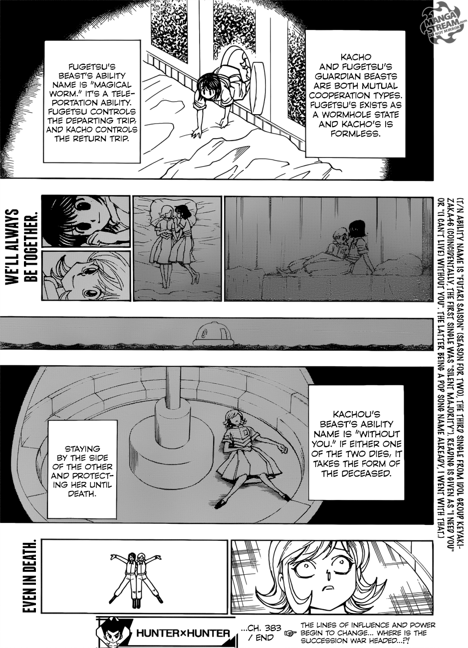 Hunter X Hunter chapter 383 - page 19