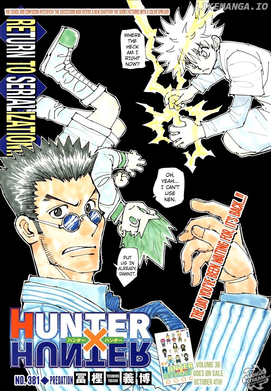 Hunter X Hunter chapter 381 - page 1