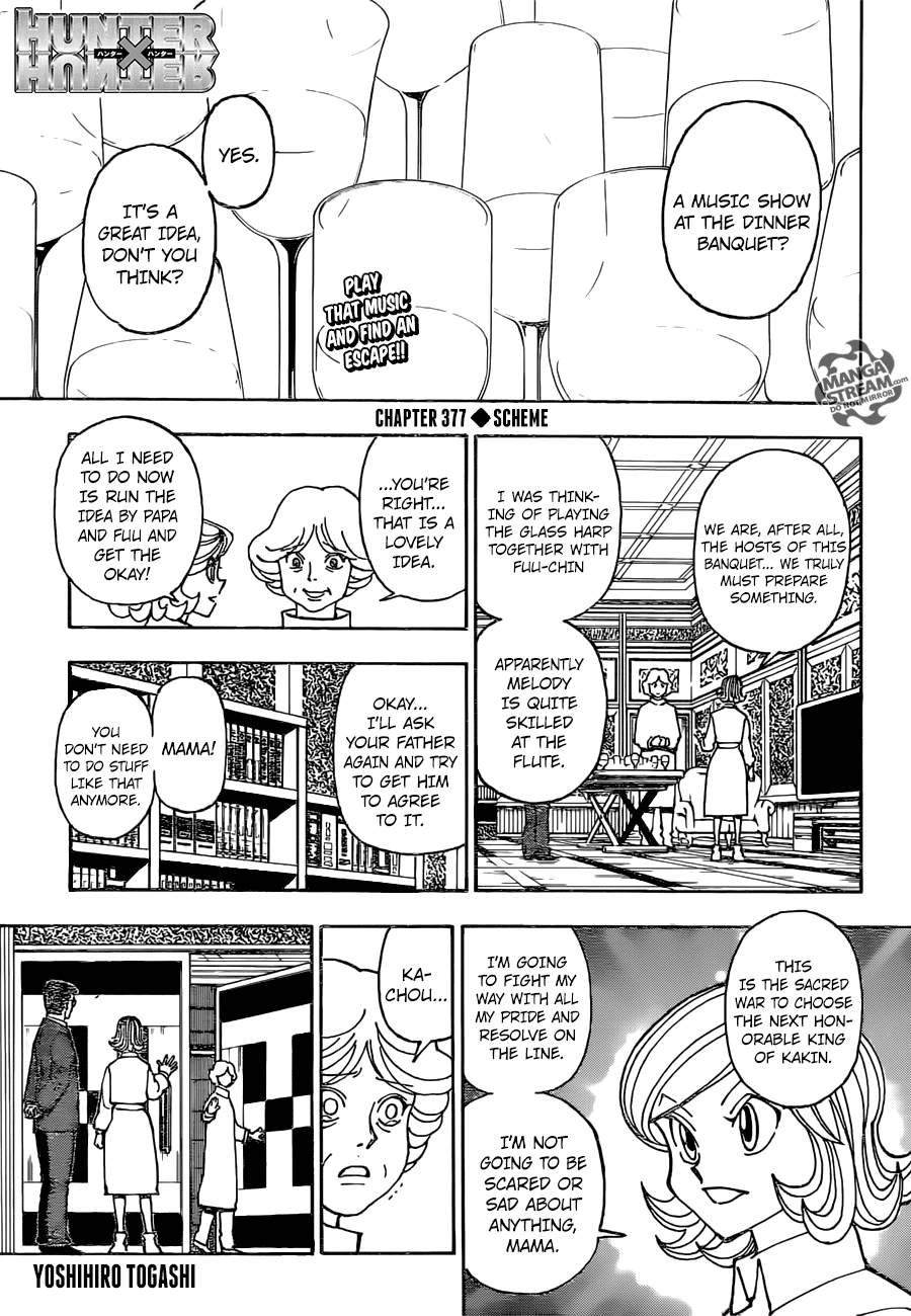 Hunter X Hunter chapter 377 - page 1