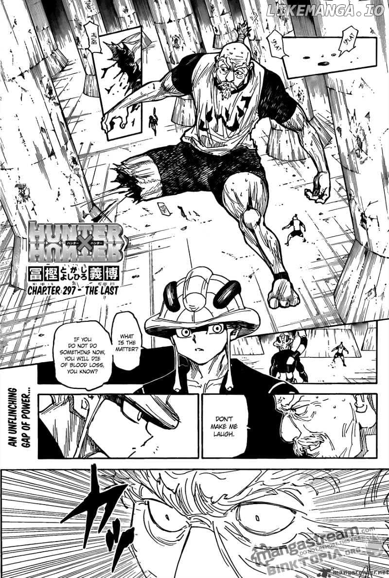 Hunter X Hunter chapter 297 - page 1