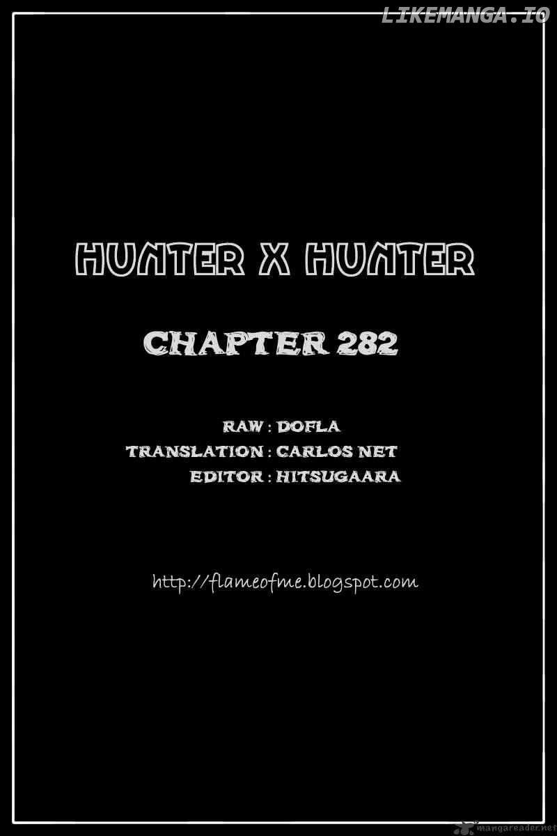 Hunter X Hunter chapter 282 - page 20