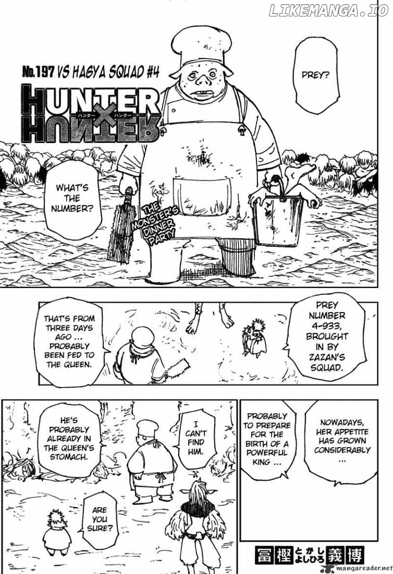 Hunter X Hunter chapter 197 - page 1