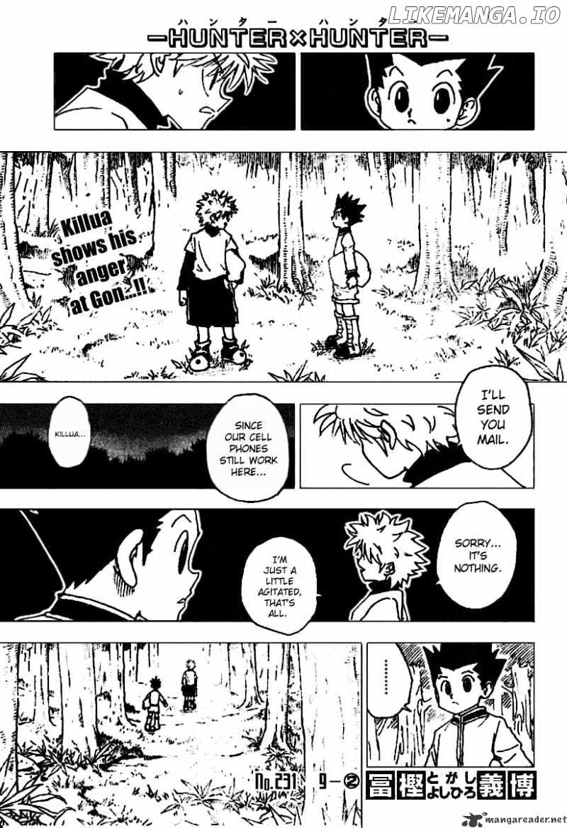 Hunter X Hunter chapter 231 - page 1