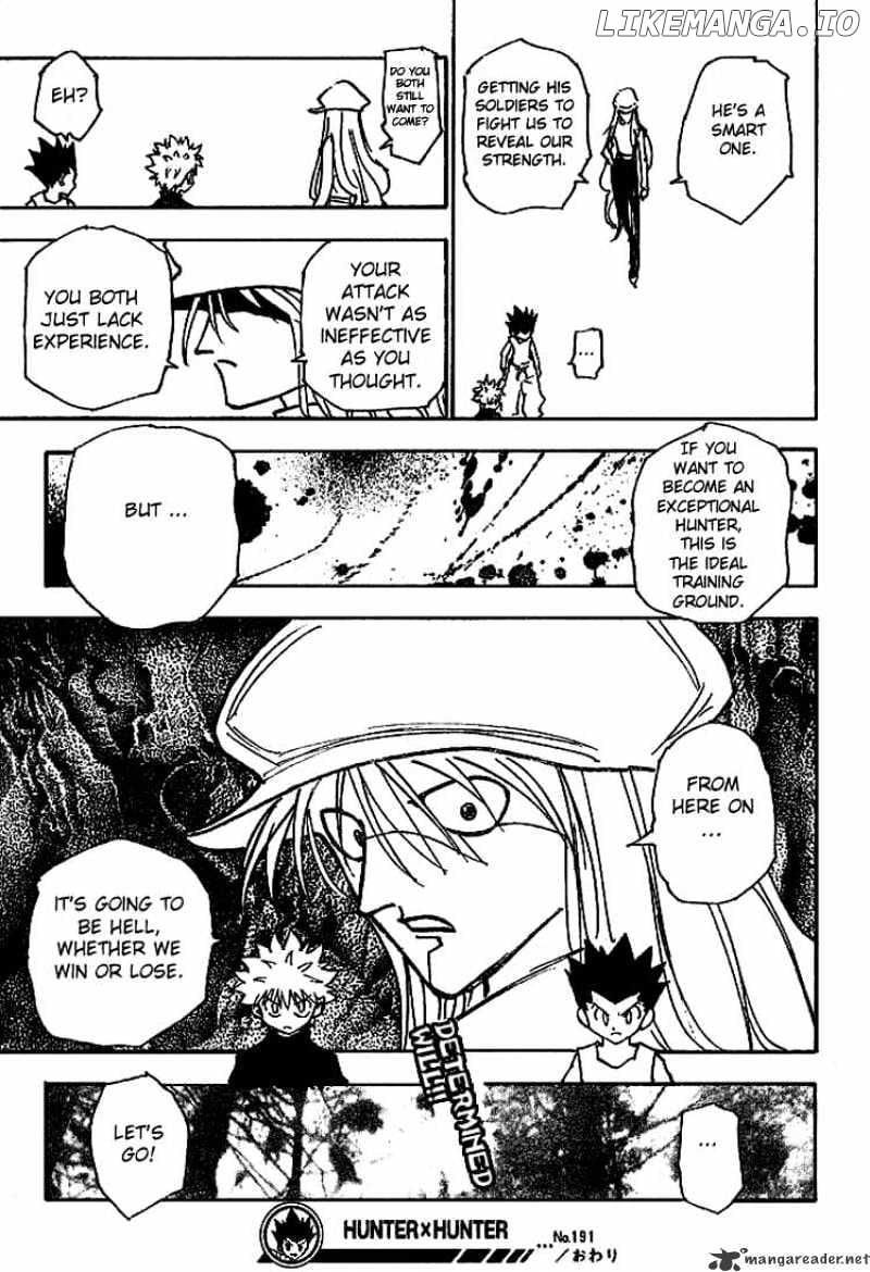 Hunter X Hunter chapter 191 - page 16