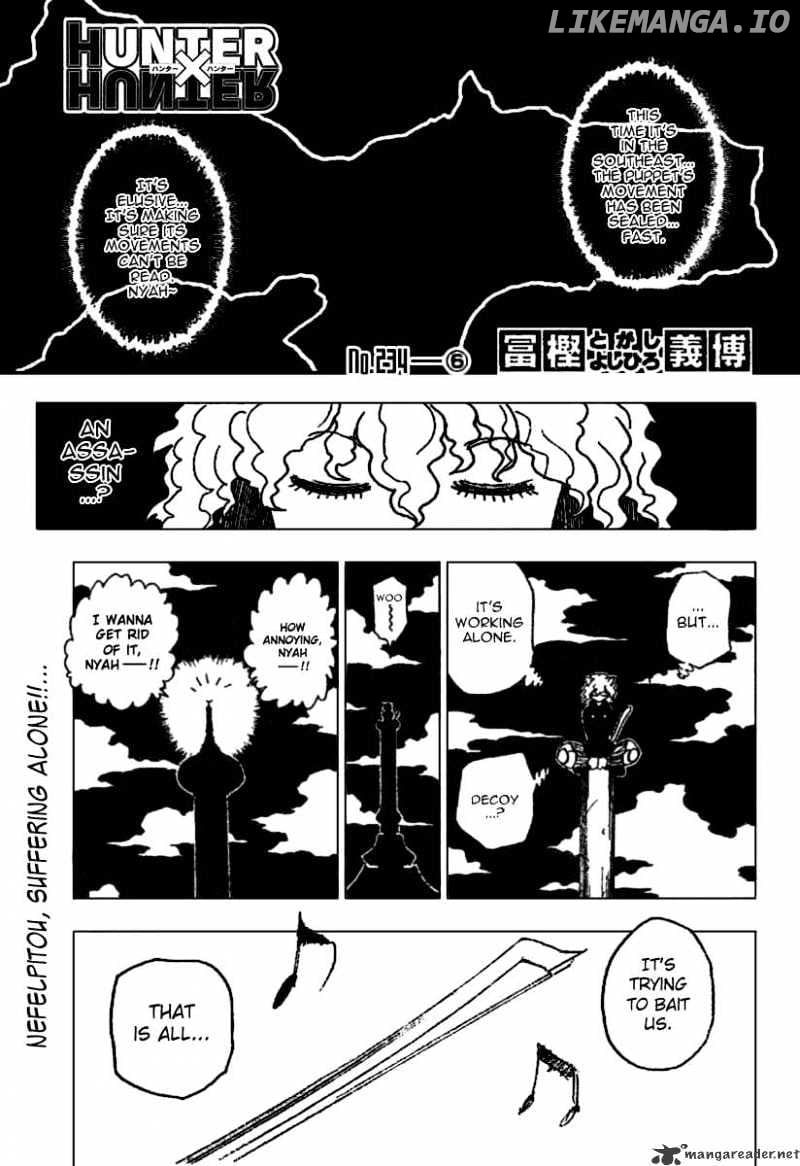 Hunter X Hunter chapter 234 - page 1