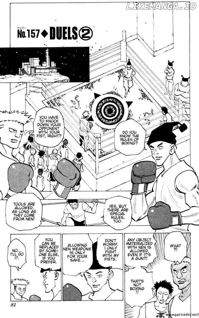 Hunter X Hunter chapter 157 - page 1