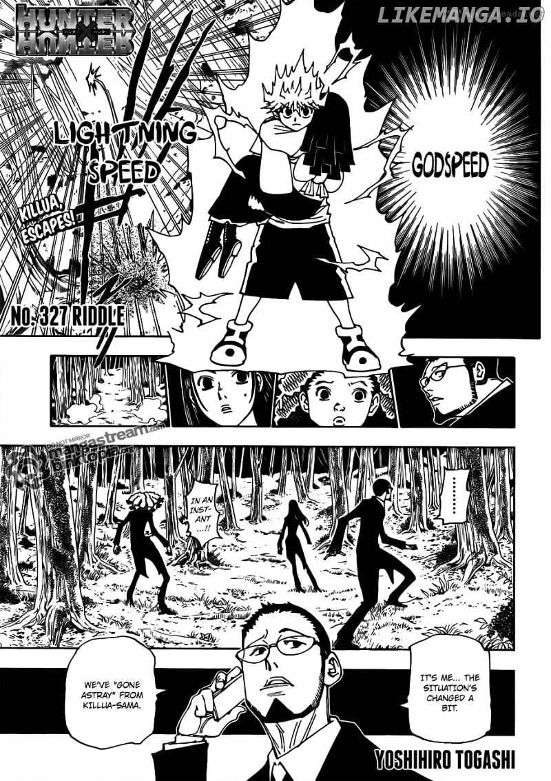 Hunter X Hunter chapter 327 - page 1