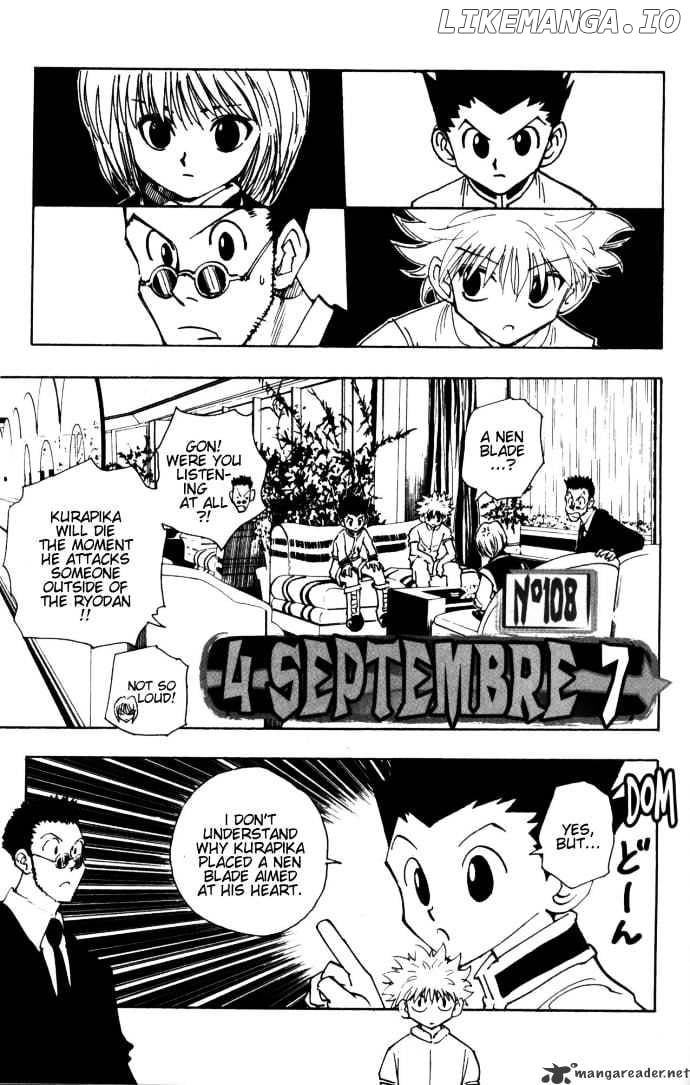 Hunter X Hunter chapter 108 - page 1