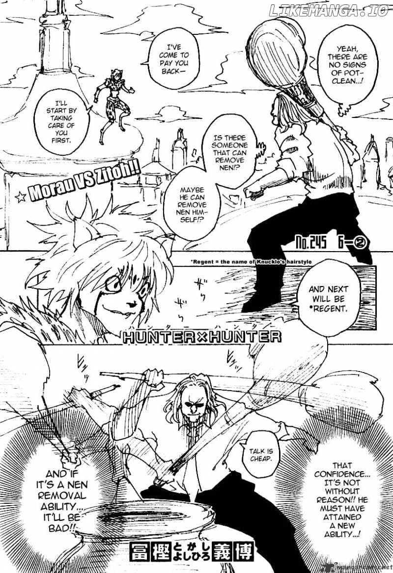 Hunter X Hunter chapter 245 - page 1