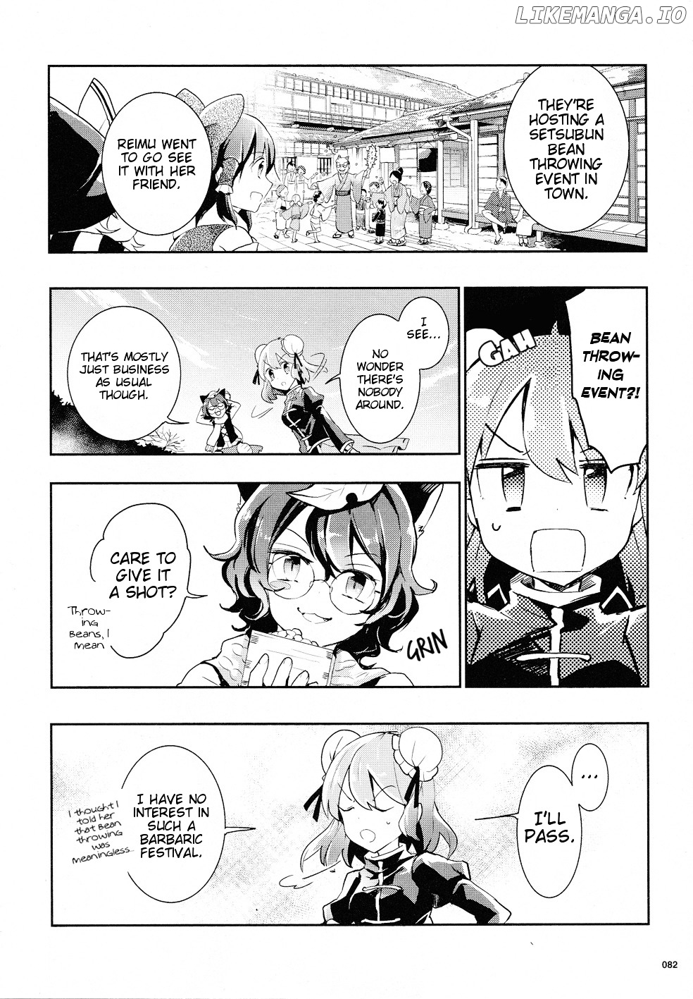 Touhou Ibarakasen - Wild and Horned Hermit chapter 32 - page 4