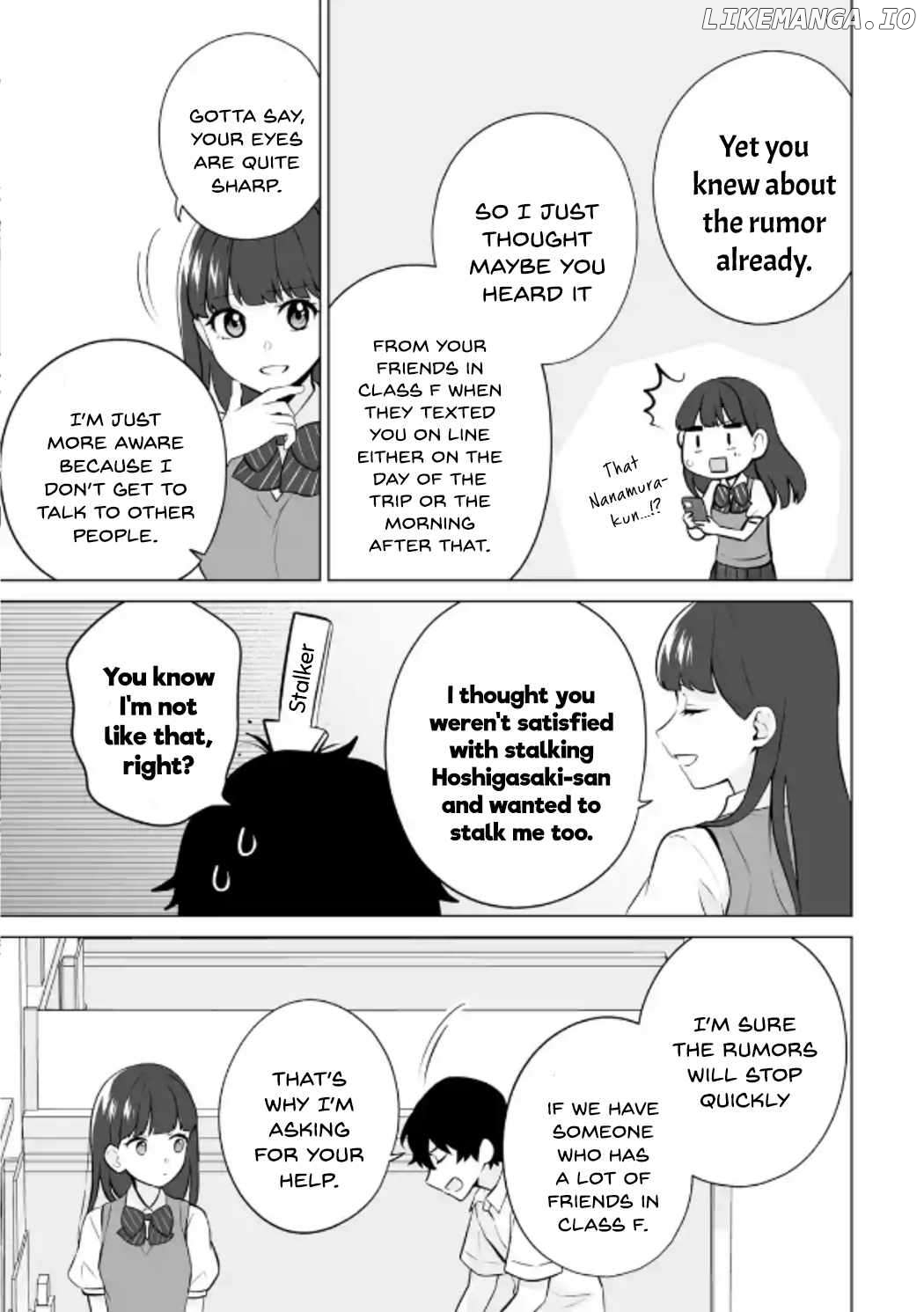 Please Leave Me Alone (For Some Reason, She Wants to Change a Lone Wolf's Helpless High School Life.) Chapter 21 - page 27