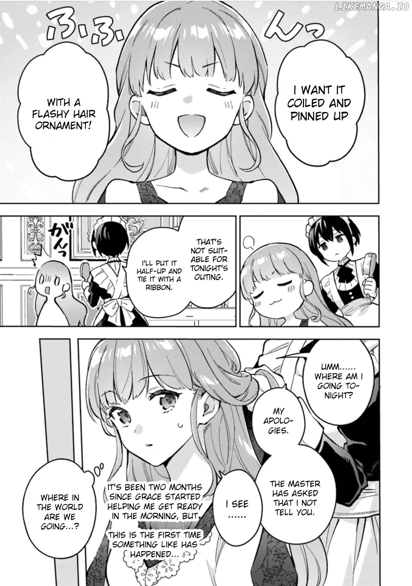 An Incompetent Woman Wants to Be a Villainess ~The Young Lady Who Married as a Substitute for Her Stepsister Didn't Notice the Duke's Doting~ Chapter 9 - page 3