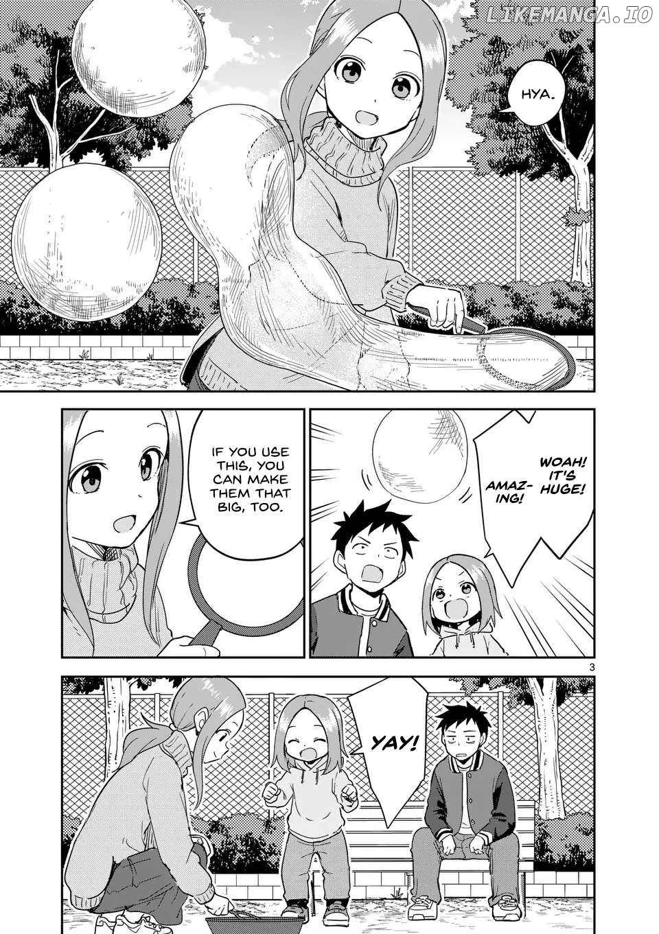 Karakai Jouzu no (Moto) Takagi-san Chapter 307 - page 3