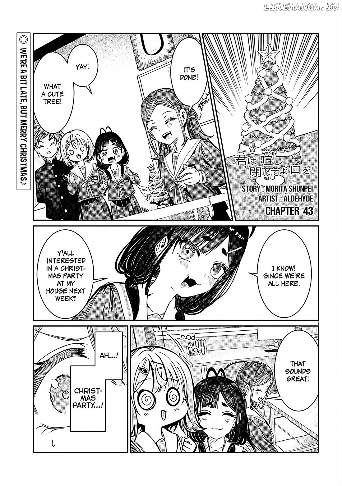 Kimi wa Yakamashi Tojite yo Kuchi wo! Chapter 43 - page 1