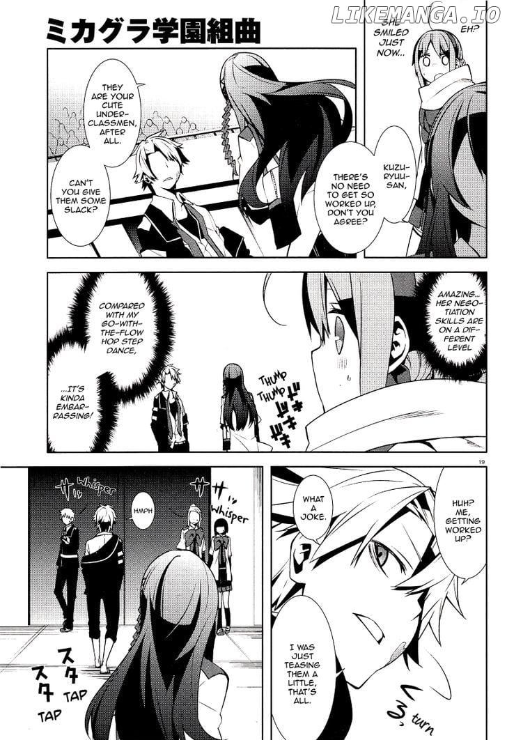 Mikagura Gakuen Kumikyoku chapter 2 - page 19