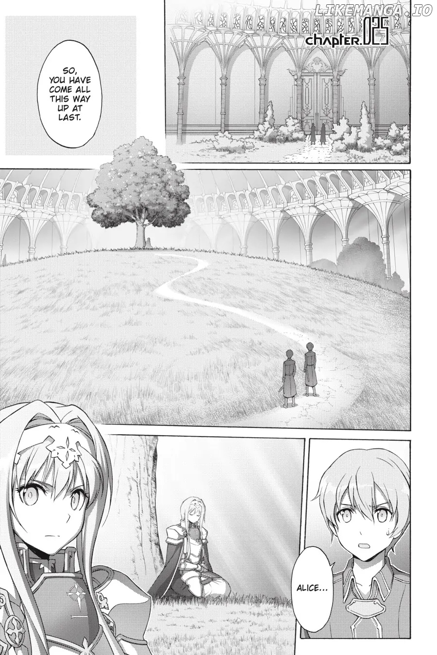 Sword Art Online - Project Alicization chapter 25 - page 1