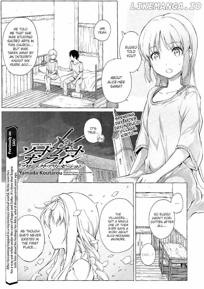 Sword Art Online - Project Alicization chapter 9 - page 1