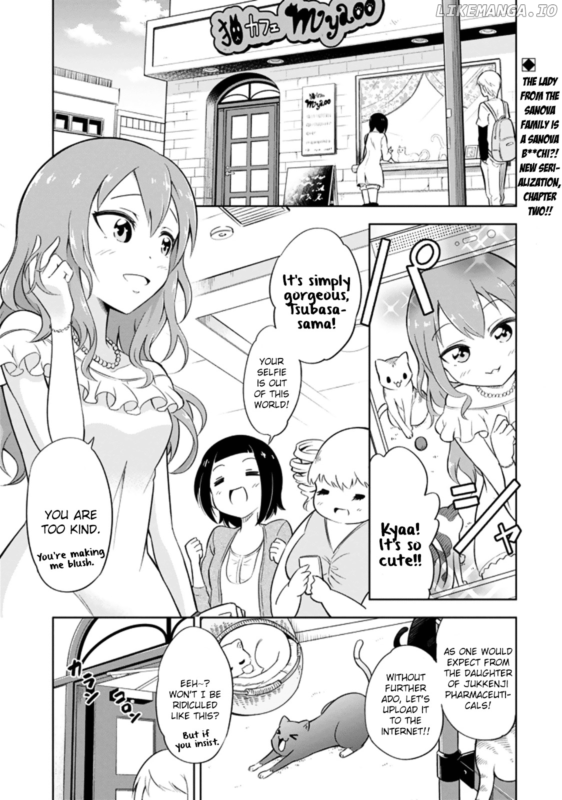 Ayane Oujou-sama wa Sanova B**ch ni Araserareru chapter 2 - page 1