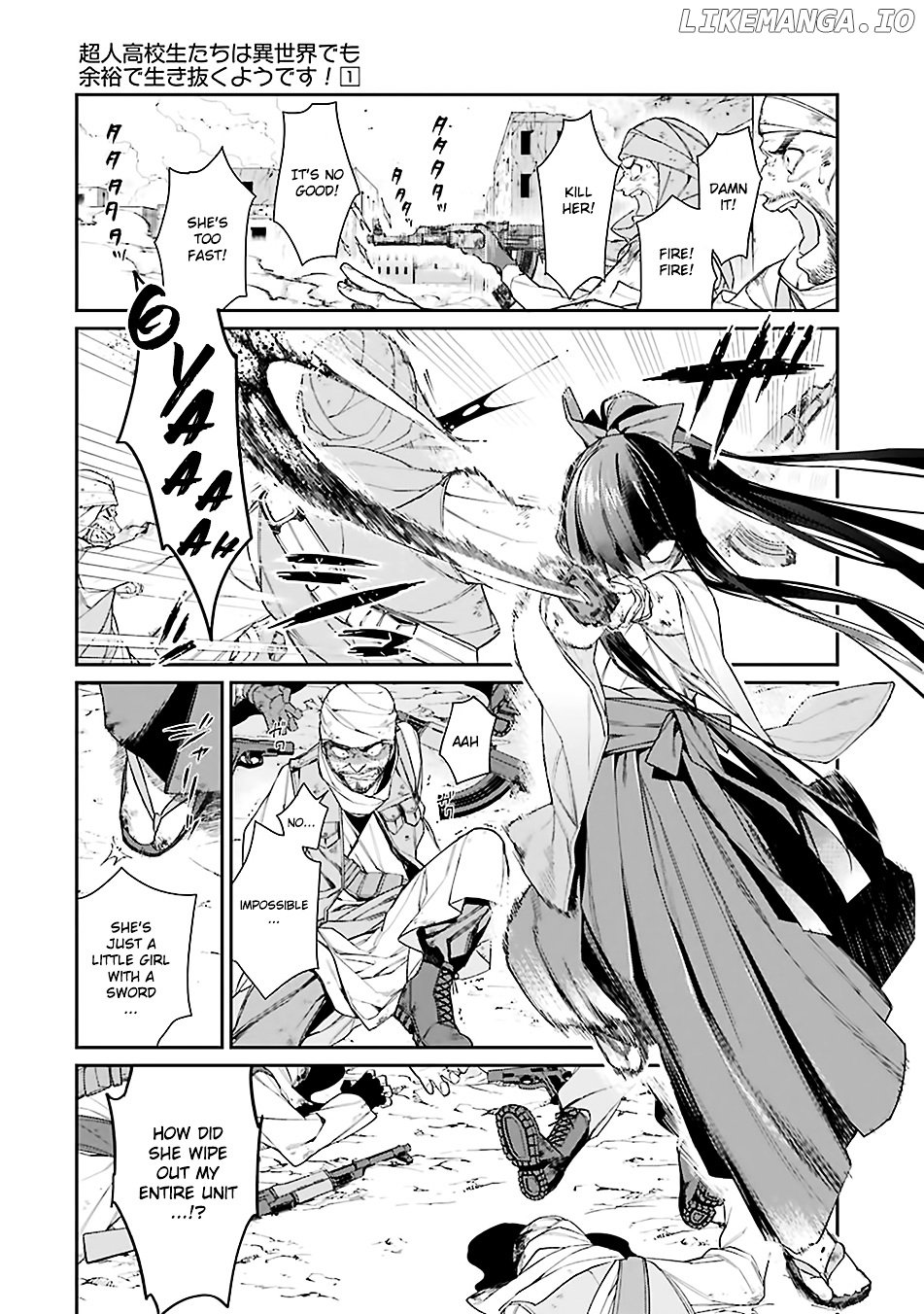 Choujin Koukousei-Tachi Wa Isekai Demo Yoyuu De Ikinuku You Desu! chapter 1 - page 3