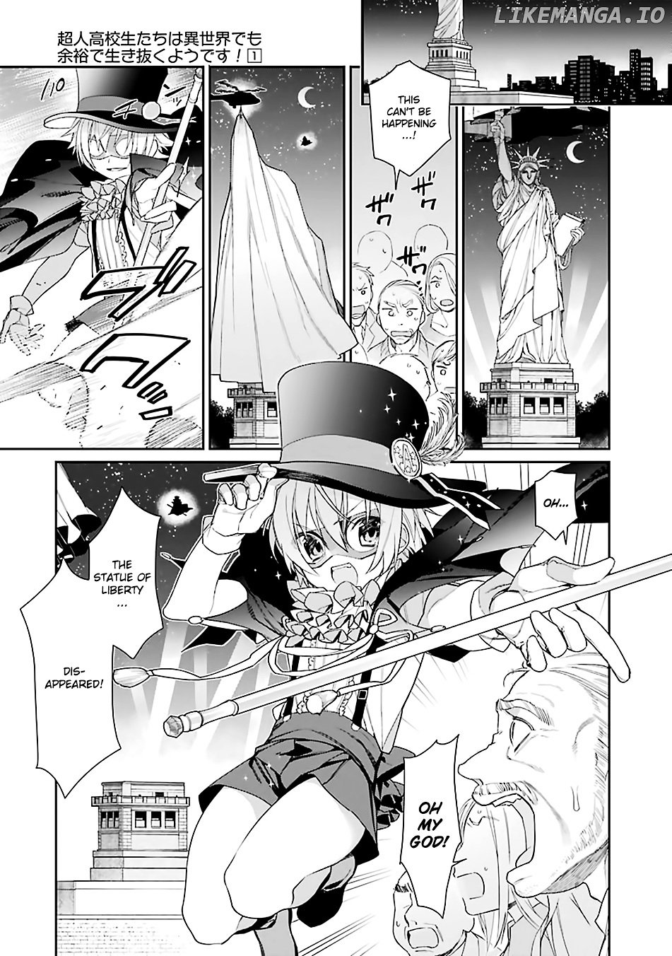 Choujin Koukousei-Tachi Wa Isekai Demo Yoyuu De Ikinuku You Desu! chapter 1 - page 7