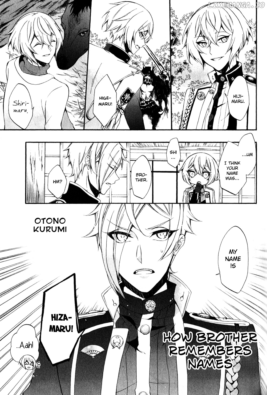 Touken Ranbu Anthology ~ SQEX Formation ~ chapter 11 - page 1