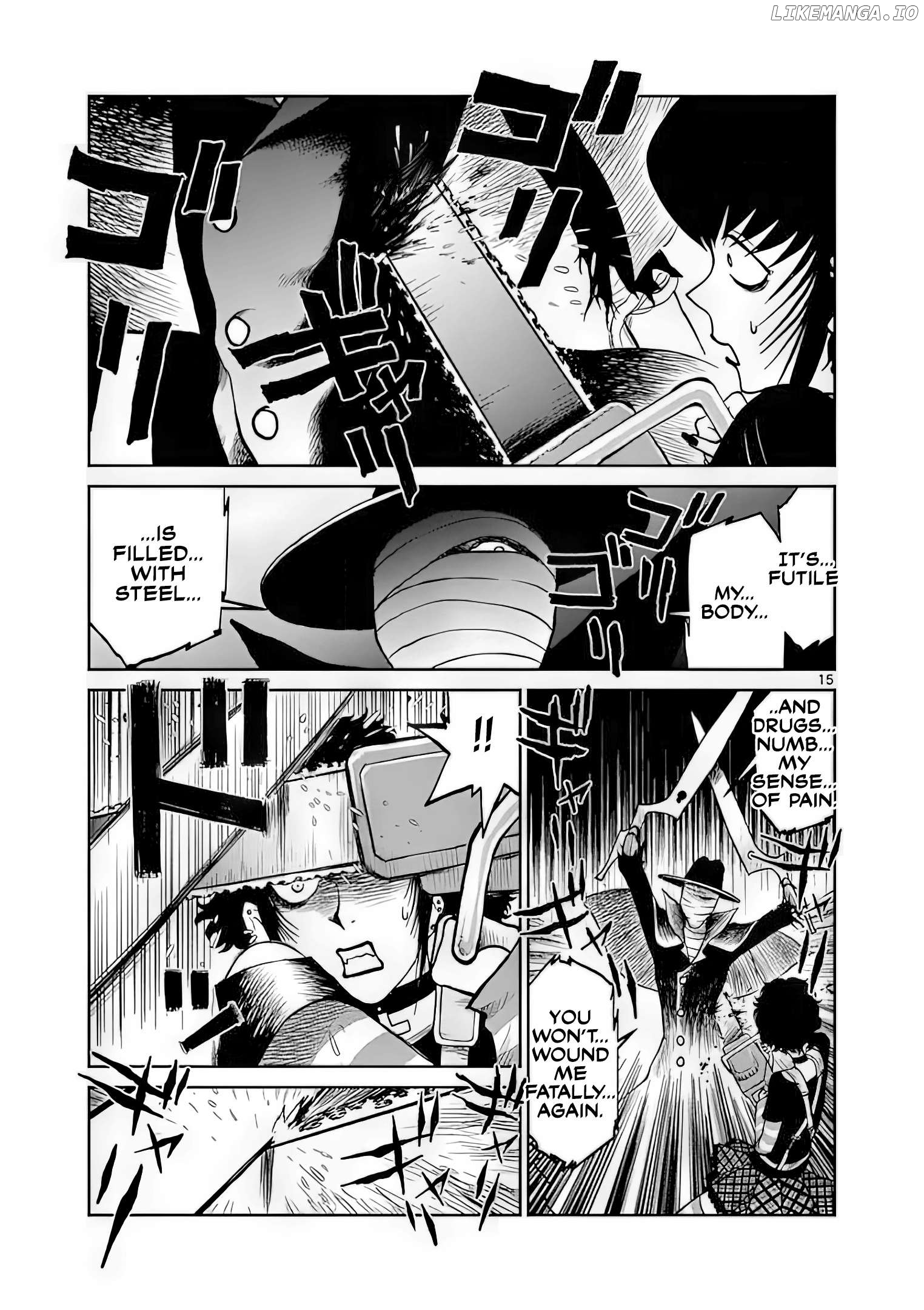 Black Lagoon: Sawyer the Cleaner - Dismemberment! Gore Gore Girl Chapter 6 - page 15