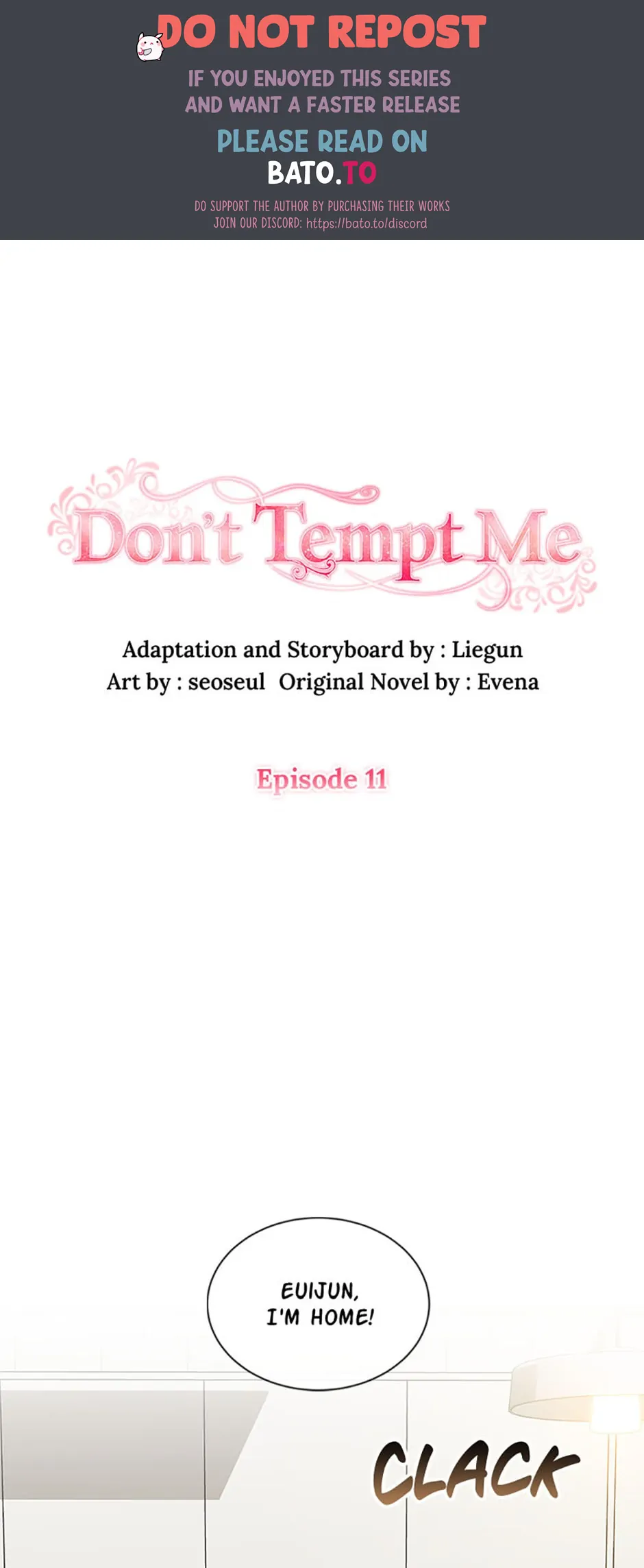 Don't Tempt Me Chapter 11 - page 1