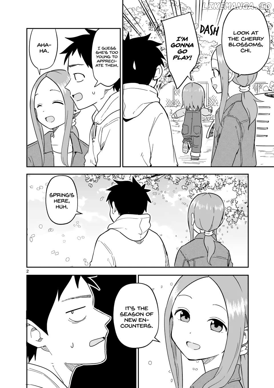 Karakai Jouzu no (Moto) Takagi-san Chapter 309 - page 2