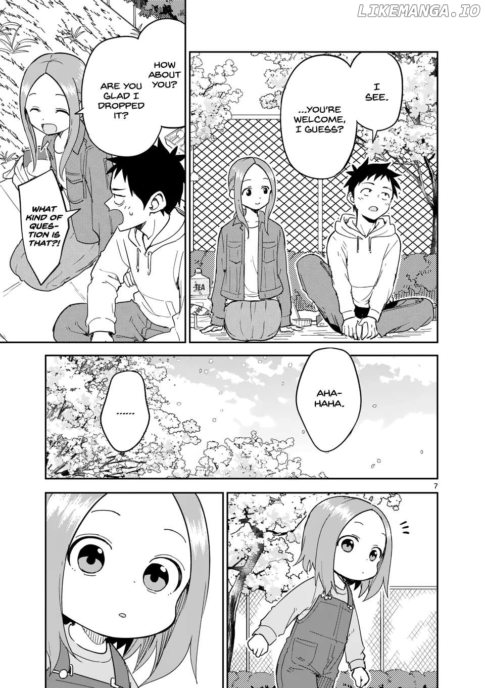 Karakai Jouzu no (Moto) Takagi-san Chapter 309 - page 7