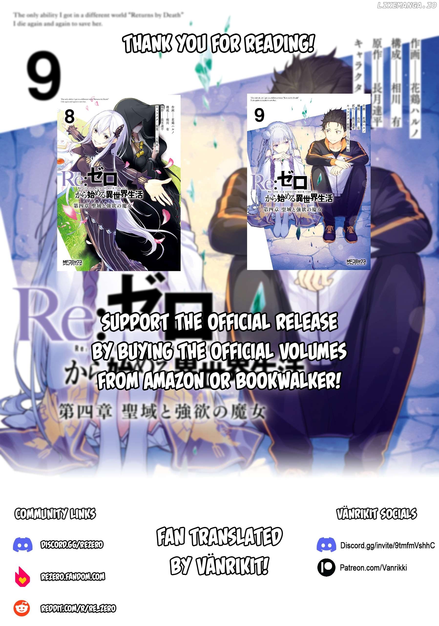 Re:zero Kara Hajimeru Isekai Seikatsu Dai 4-Shou - Seiiki To Gouyoku No Majo Chapter 48.5 - page 21