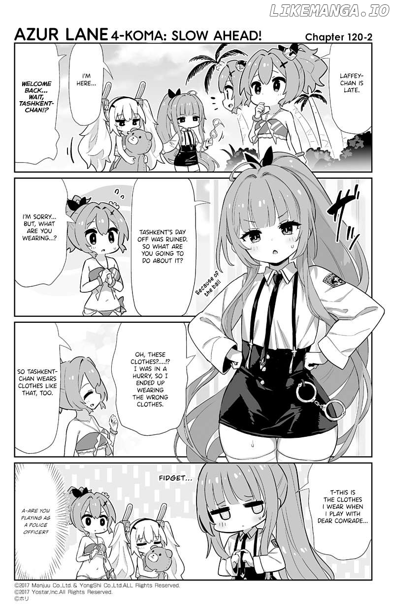 Azur Lane 4-Koma: Slow Ahead Chapter 120 - page 2