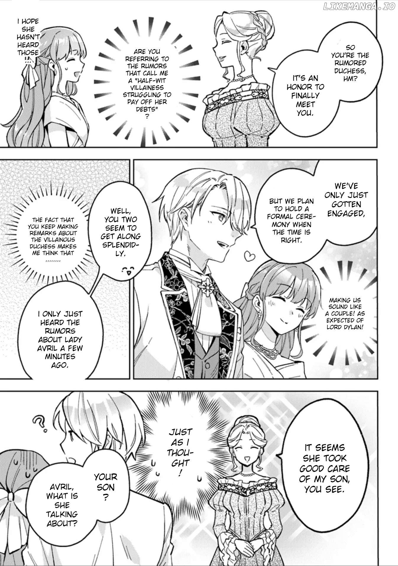 An Incompetent Woman Wants to Be a Villainess ~The Young Lady Who Married as a Substitute for Her Stepsister Didn't Notice the Duke's Doting~ Chapter 10 - page 17