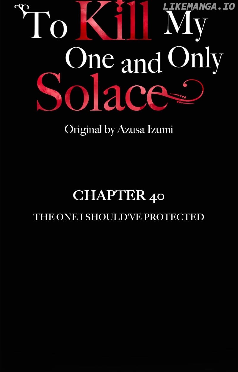 To Kill My One and Only Solace Chapter 40 - page 5