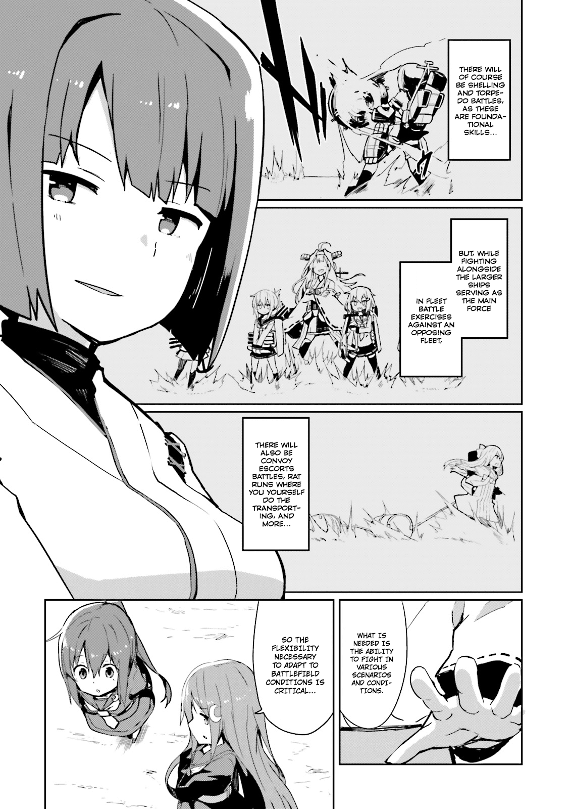 Kantai Collection -Kancolle- Suiheisen No, Fumizuki chapter 2 - page 3