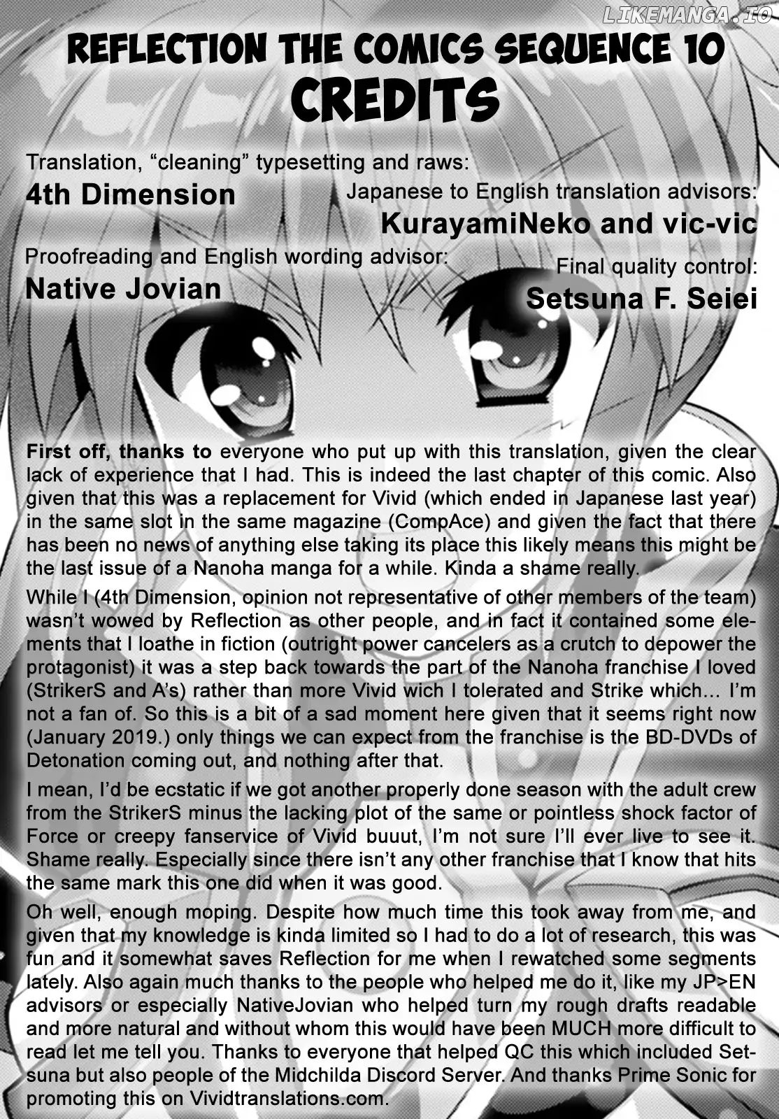 Magical Girl Lyrical Nanoha Reflection THE COMICS chapter 10 - page 32