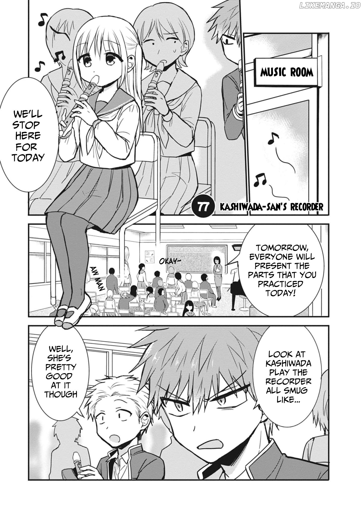 Expressionless Kashiwada-San And Emotional Oota-Kun chapter 77 - page 1