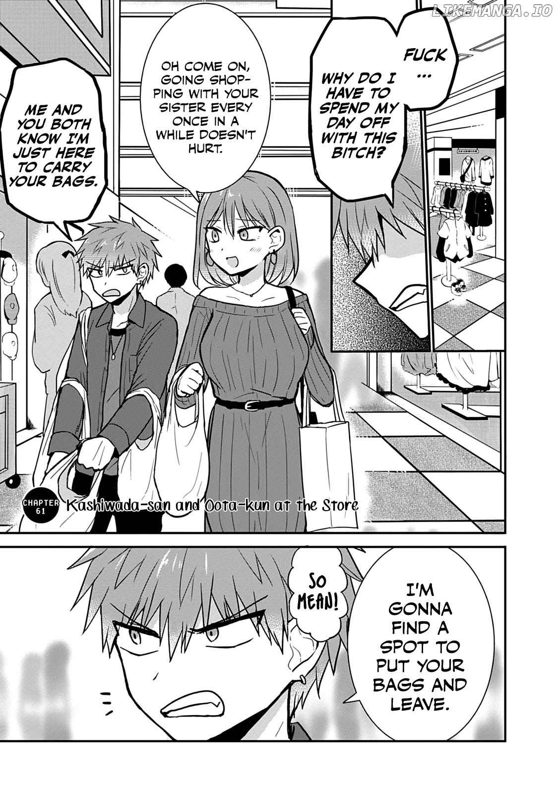 Expressionless Kashiwada-San And Emotional Oota-Kun chapter 61 - page 1