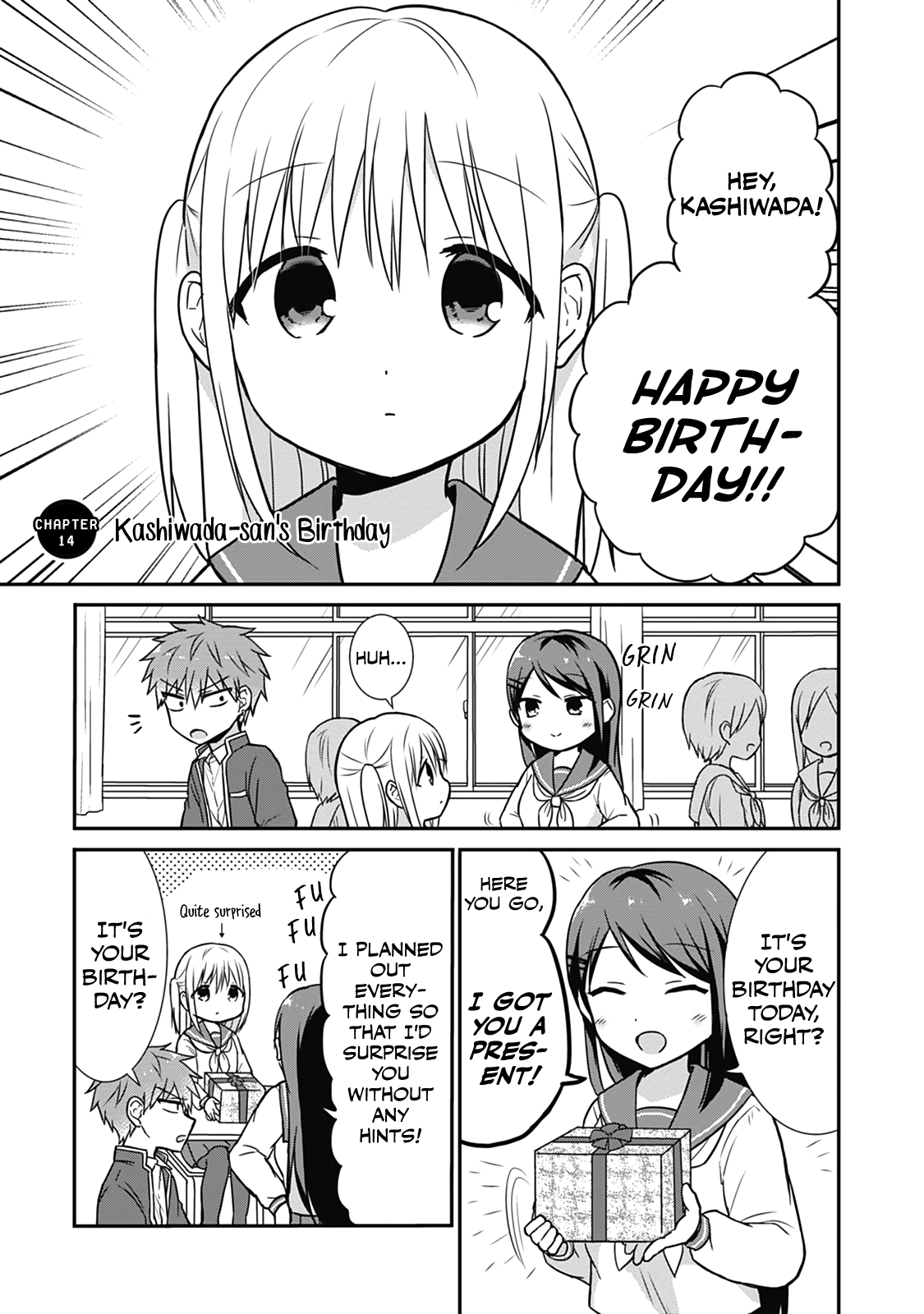 Expressionless Kashiwada-San And Emotional Oota-Kun chapter 14 - page 4