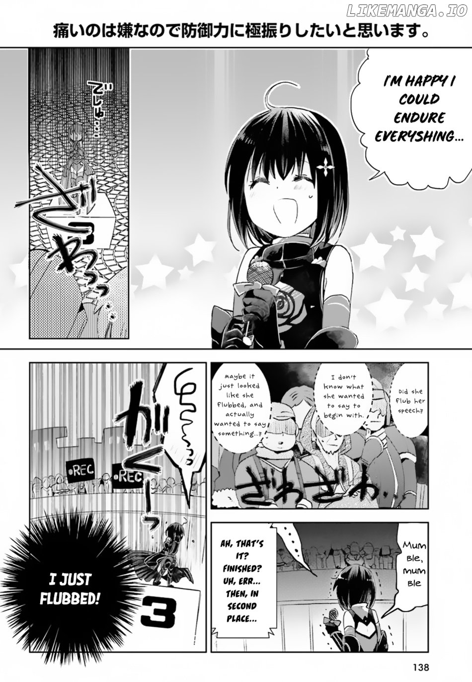 Itai No Wa Iya Nanode Bougyo-Ryoku Ni Kyokufuri Shitai To Omoimasu chapter 4 - page 10