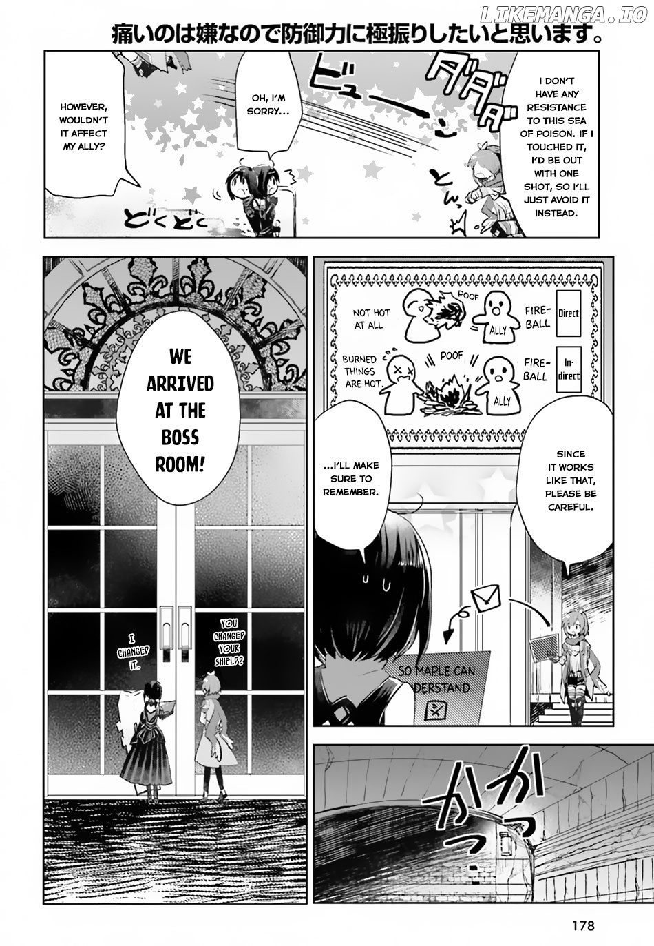 Itai No Wa Iya Nanode Bougyo-Ryoku Ni Kyokufuri Shitai To Omoimasu chapter 9 - page 14