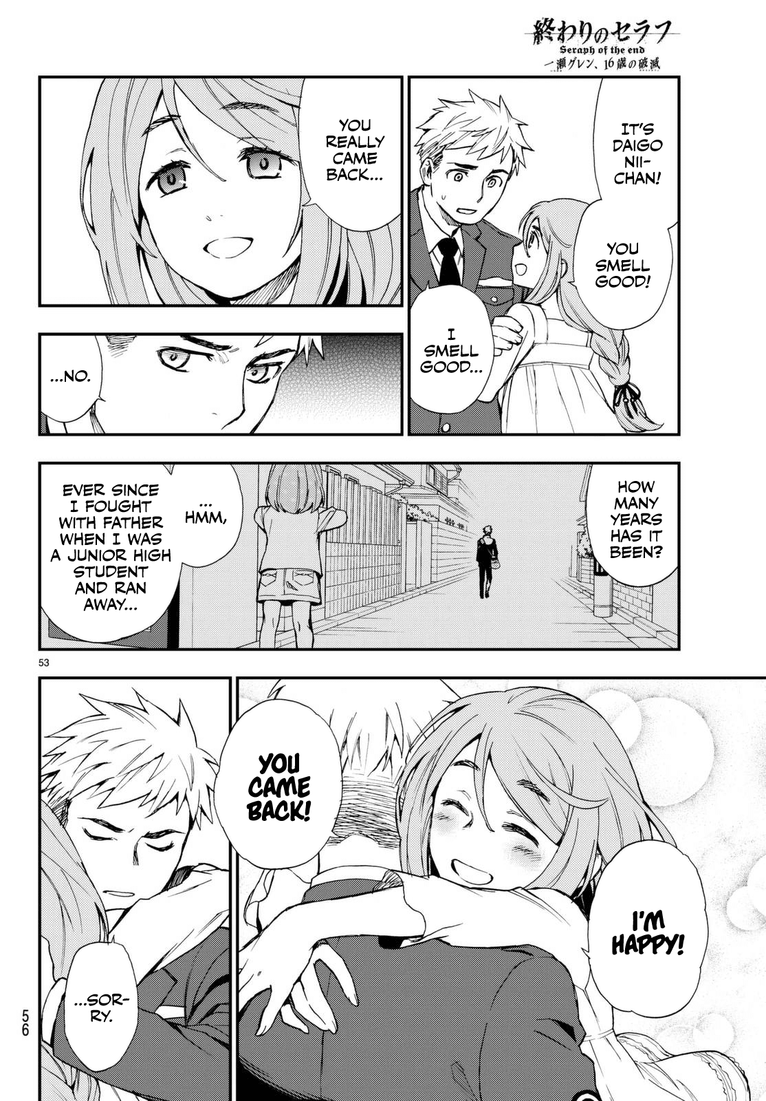 Owari no Seraph: Ichinose Guren, 16-Sai no Catastrophe chapter 1 - page 54