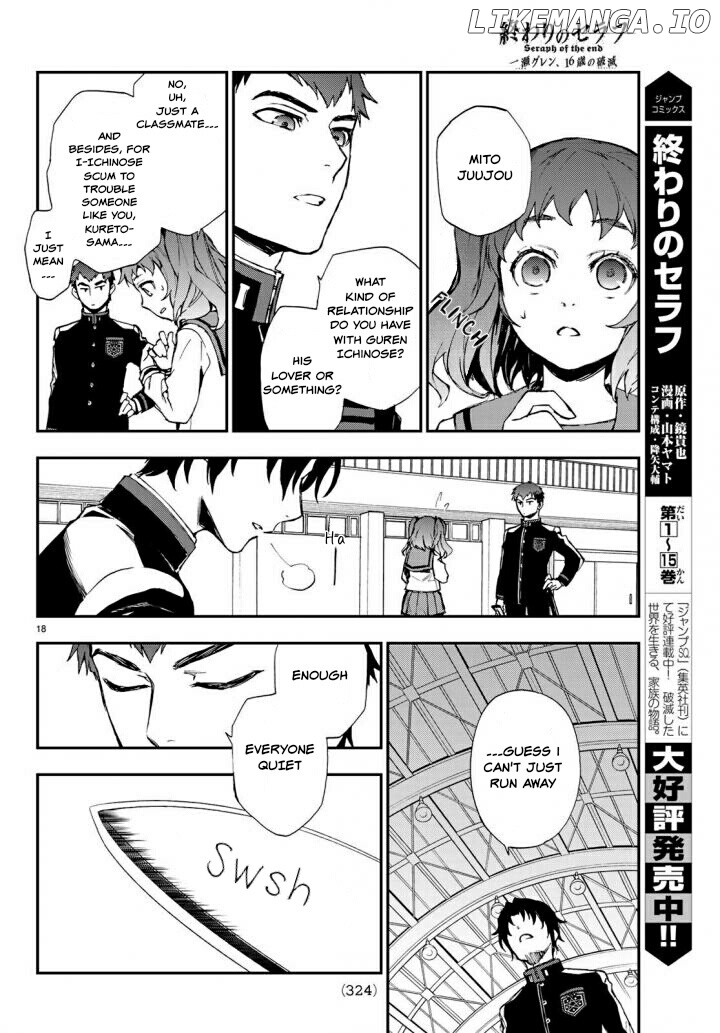 Owari no Seraph: Ichinose Guren, 16-Sai no Catastrophe chapter 8 - page 18