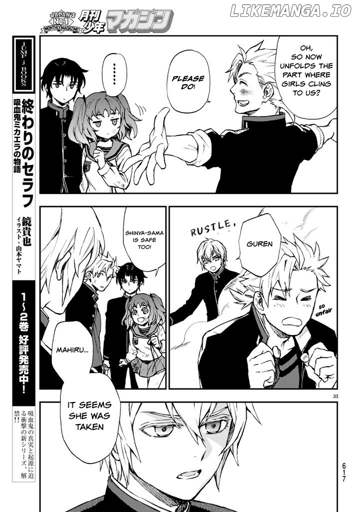 Owari no Seraph: Ichinose Guren, 16-Sai no Catastrophe chapter 6 - page 33