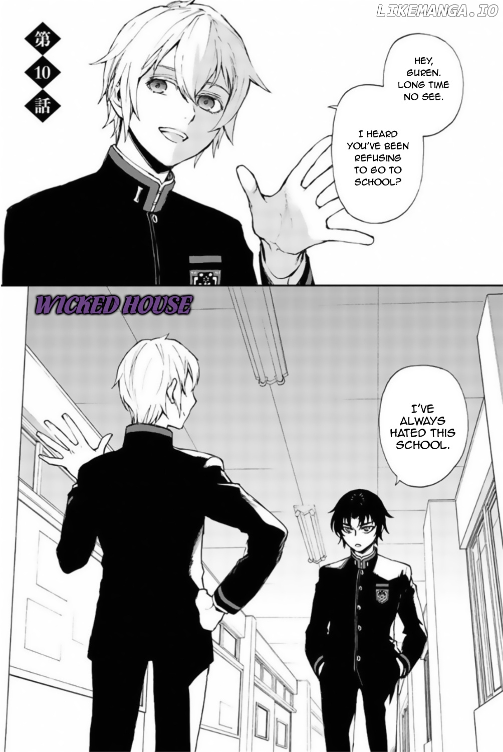 Owari no Seraph: Ichinose Guren, 16-Sai no Catastrophe chapter 10 - page 2