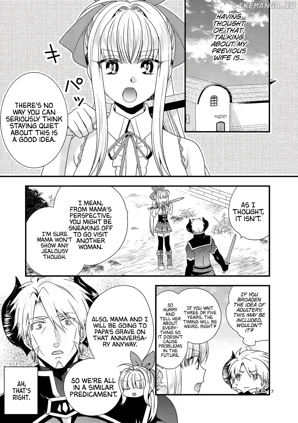 Maou desu. Onna Yuusha no Hahaoya to Saikon Shita no de, Onna Yuusha ga Giri no Musume ni Narimashita. chapter 25 - page 8